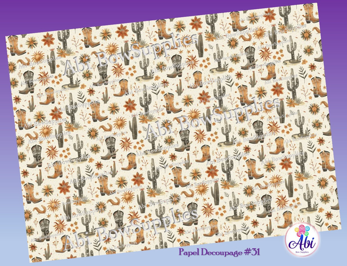 Papel Decoupage Mod. 31