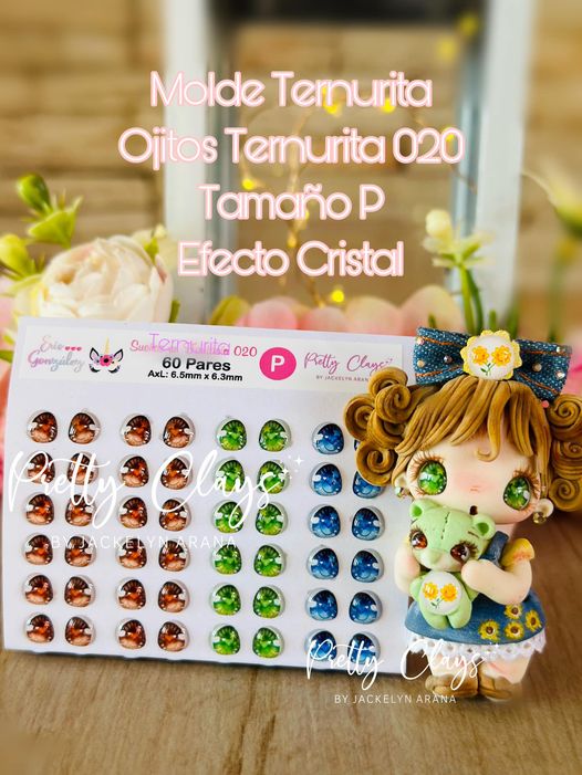 Ojos 3D Efecto Cristal Mod 020 Tamano P