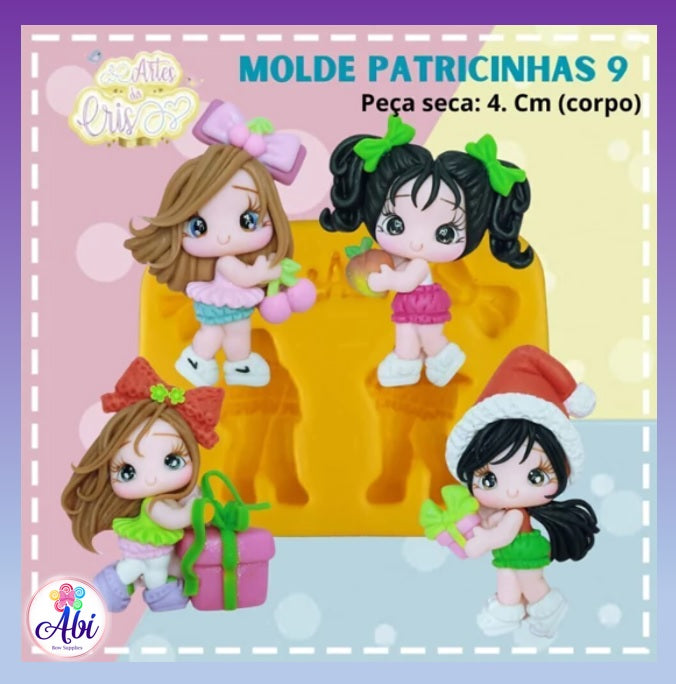 Molde de Silicon Patricinhas 9 AC
