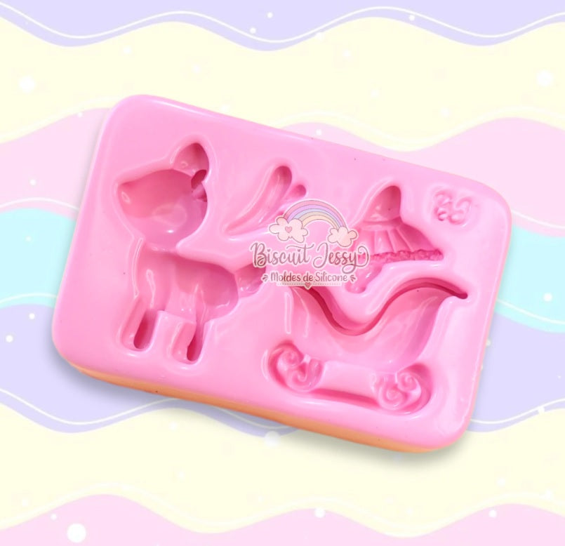 Molde de Silicon Treno Biscuit Jessy