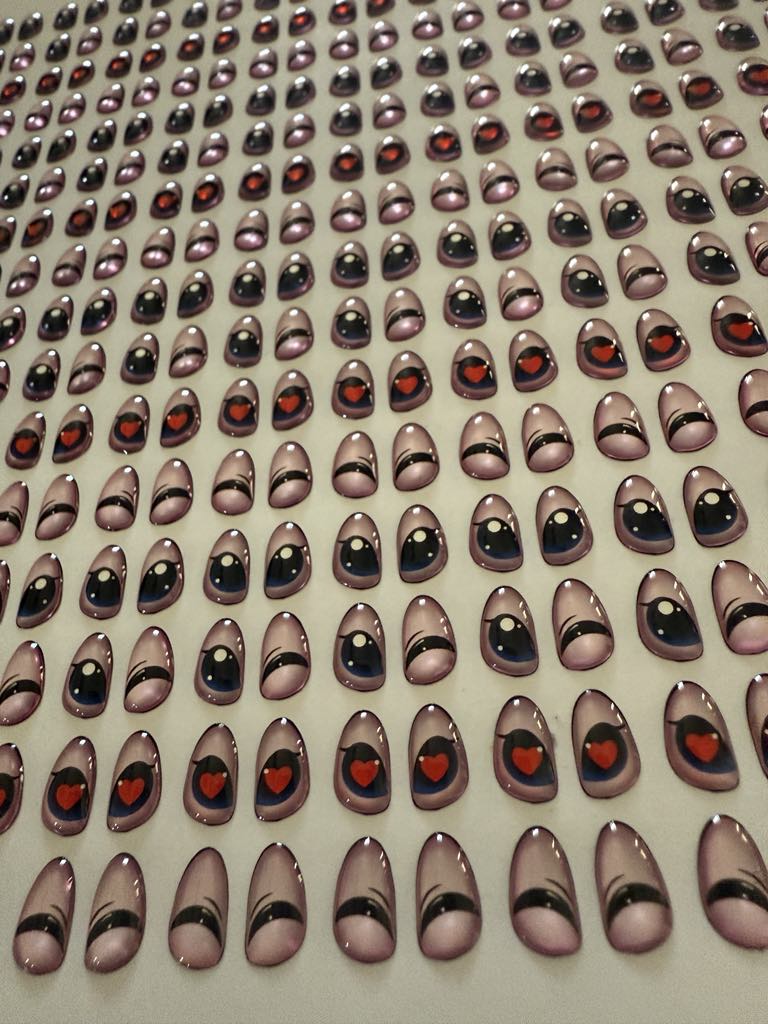 Cartera de Ojitos El Arte de Marci Mod. Angel, 8mm