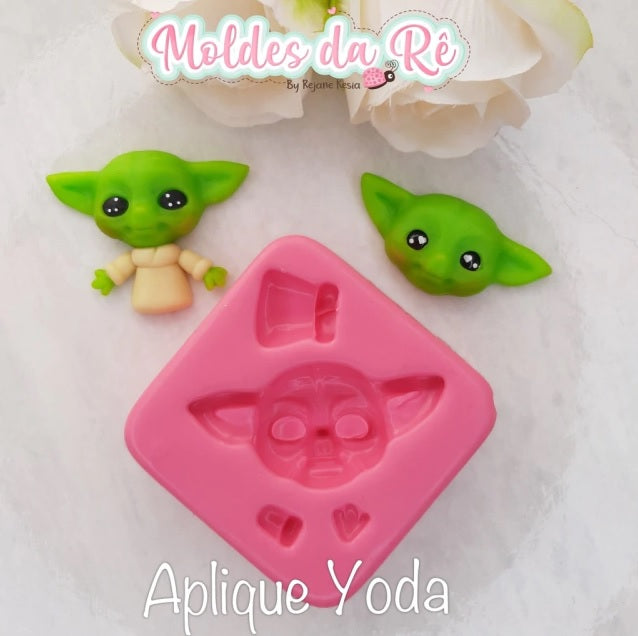 Molde de Silicon Aplique Yoda MDR