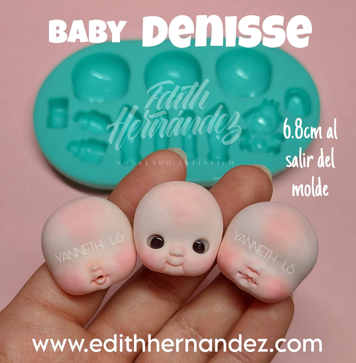 Molde de Silicon Baby Denisse Edith Hernandez/Yanneth LS