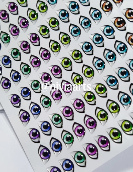 Olhos Resinados Barbi 01 Nivia Arts