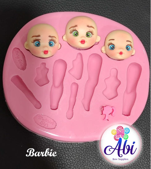 Molde de Silicon Barbie MG/BL (Coleccion Marili)