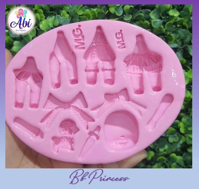 Molde de Silicon Bb Princess Mari Garcia