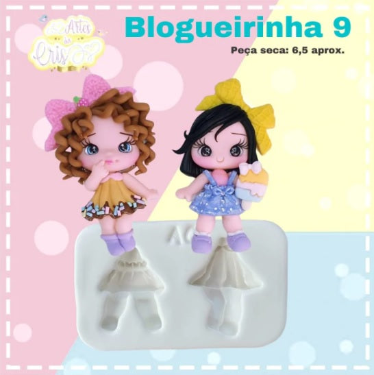 Molde de Silicon Blogueirinha 9 AC