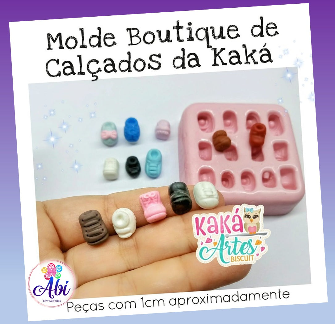 Molde de Silicon Boutique de Calcados da Kaka