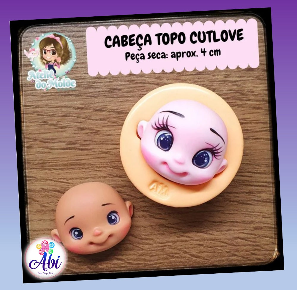 Molde de Silicon Cabeca Topo Cutlove AdM
