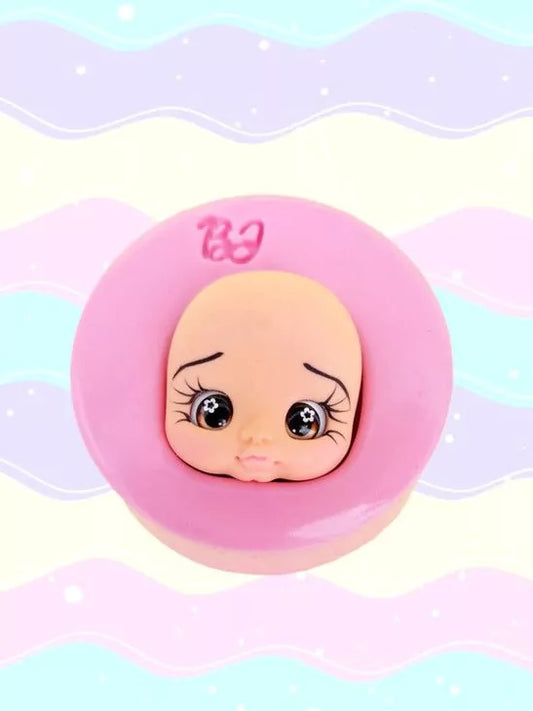Molde de Silicon Cabecinha Baby. Biscuit Jessy