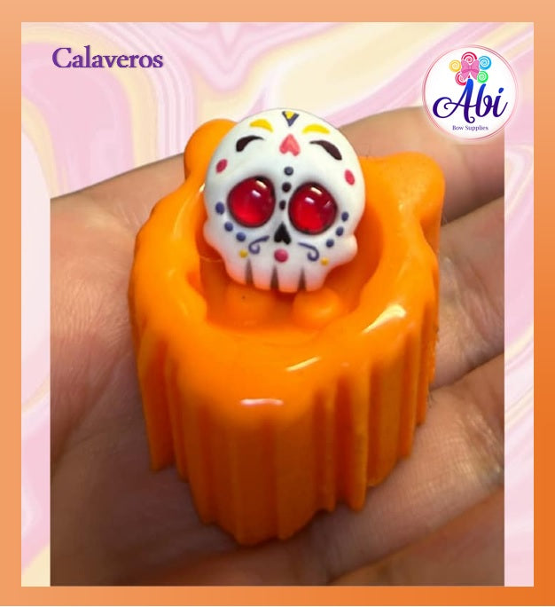 Molde de Silicon Calaveros. Trigueros Flex/Tania Govi