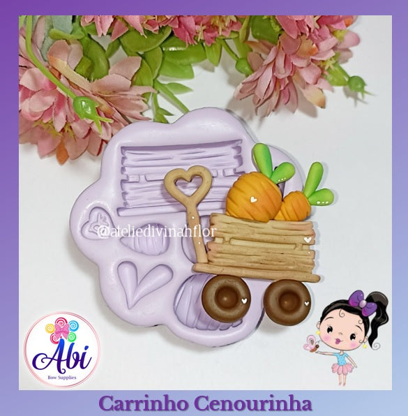 Molde de Silicon Carrinho Cenourinha DF