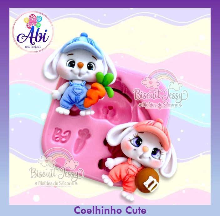 Molde de Silicon Coelhinho Cute BJ