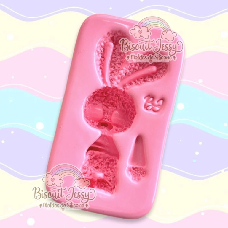 Molde de Silicon Coelho Denguinho BJ
