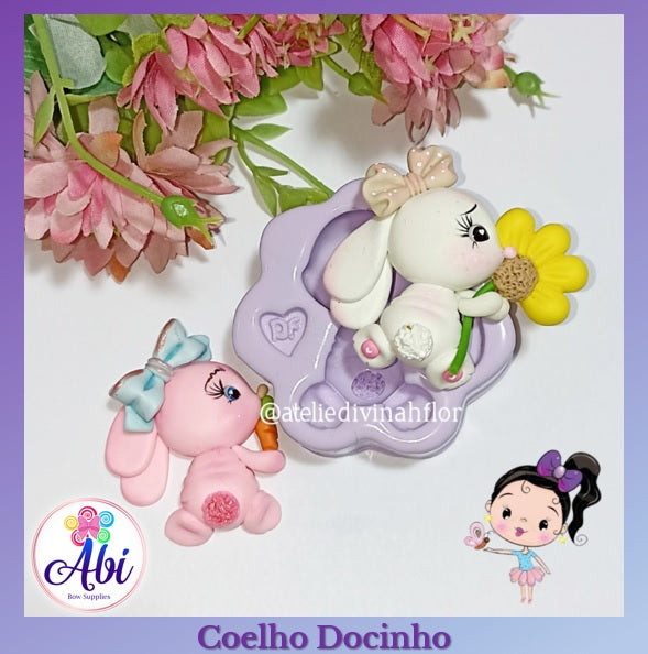 Molde de Silicon Coelho Docinho DF