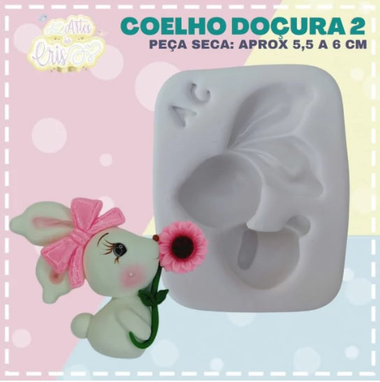 Molde de Silicon Coelho Docura 2 AC