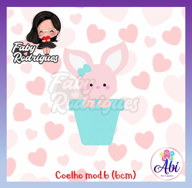 Cortador Coelho mod 6 Faby Rodrigues