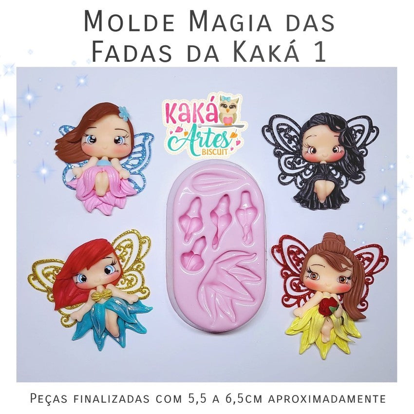 Combo Moldes Magia das Fadas da Kaka 1, 2 y 3