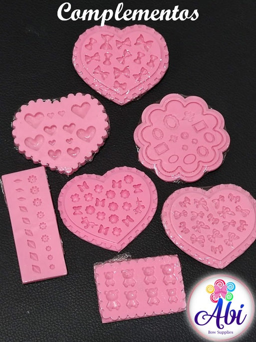 Molde de Silicon 7 Complementos MG/BL