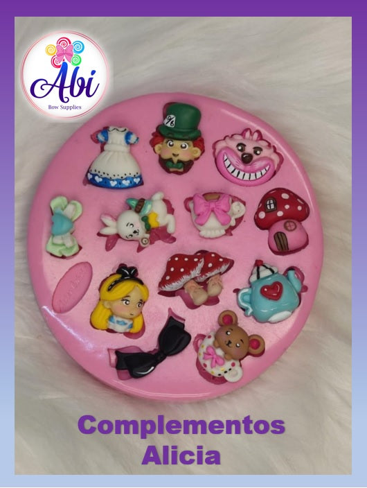 Molde de Silicon Complementos Alicia MG