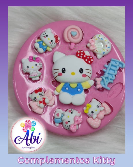 Molde de Silicon Complementos Kitty MG