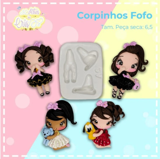 Molde de Silicon Corpinhos Fofo AC