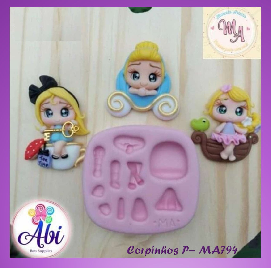 Molde de Silicon Corpinhos P 754 Marcela Arteira