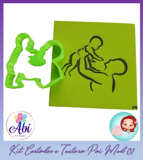 Kit Cortador e Textura Pai / Papa mod 01