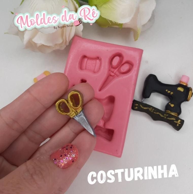 Molde de Silicon Costurinha MDR