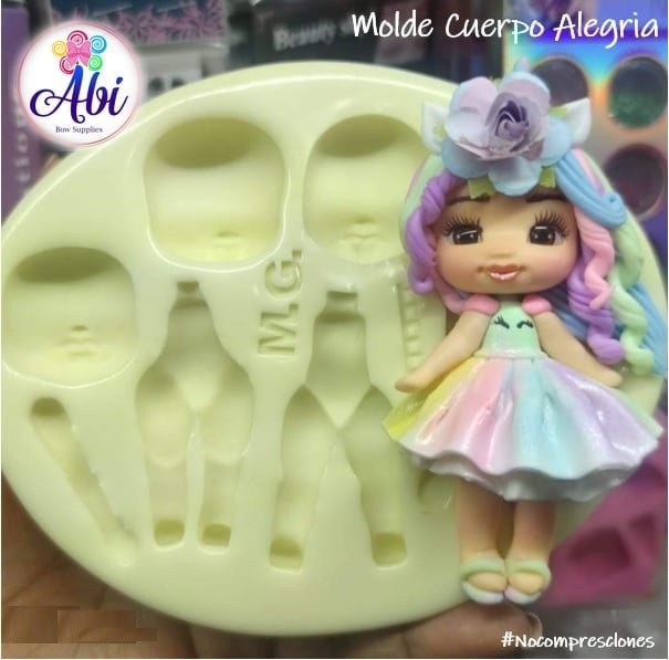 Molde de Silicon Cuerpo Alegria MG