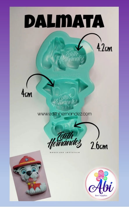 Molde de Silicon Dalmata EH