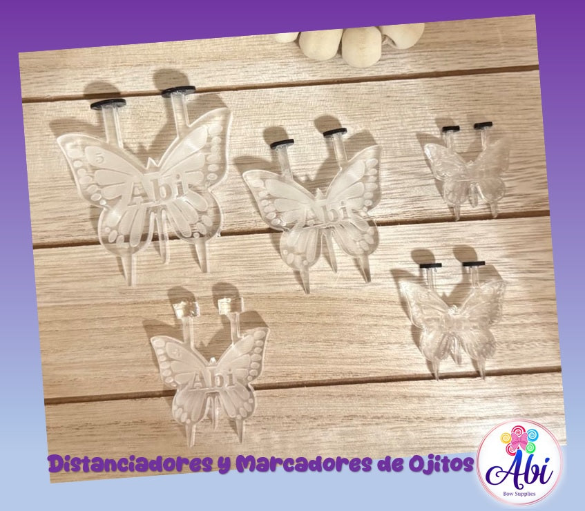Distanciador y Marcadores de Ojitos Abi