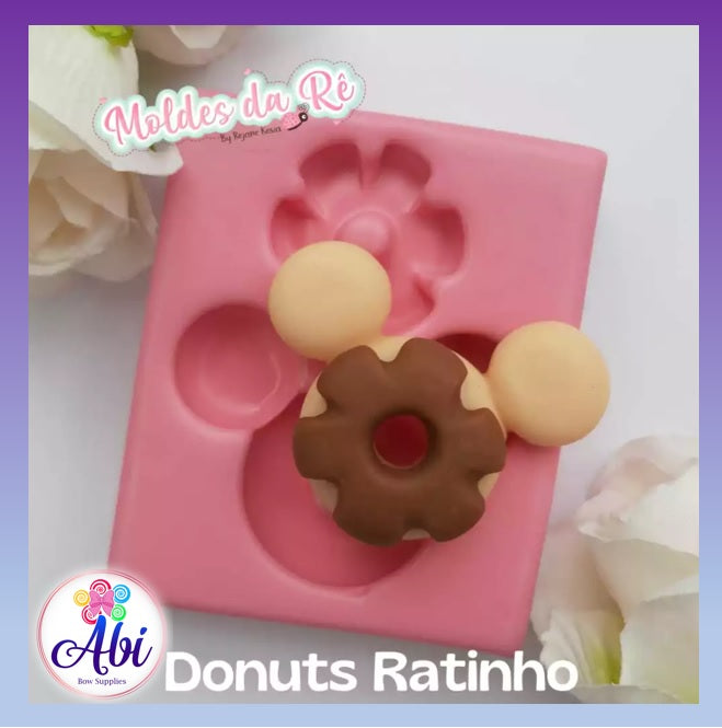 Molde de Silicon Donuts Ratinho MDR