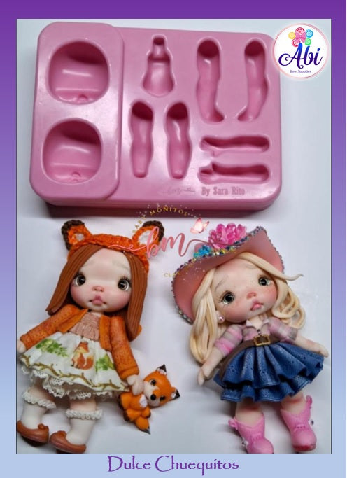 Molde de Silicon Dulce Chuequitos Sara Rito