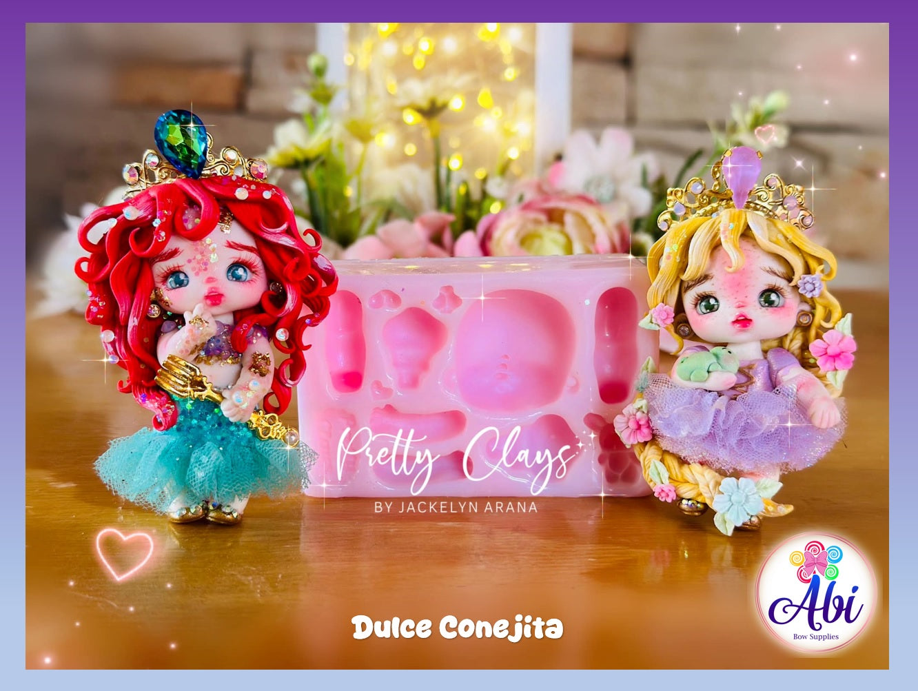 Molde de Silicon Dulce Conejita Pretty Clays
