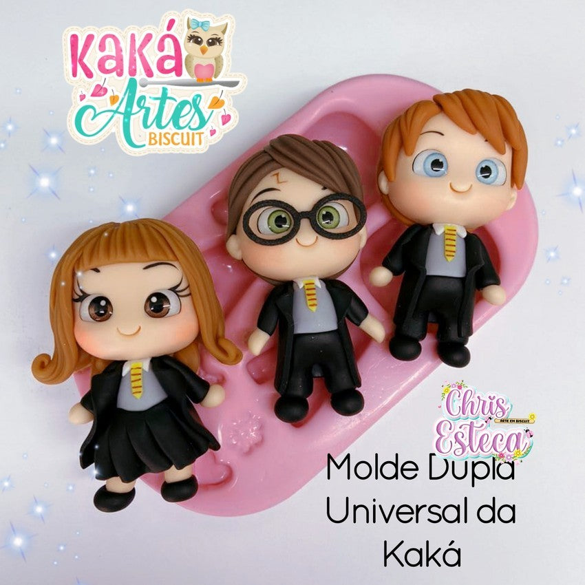 Molde de Silicon Dupla Universal da Kaka