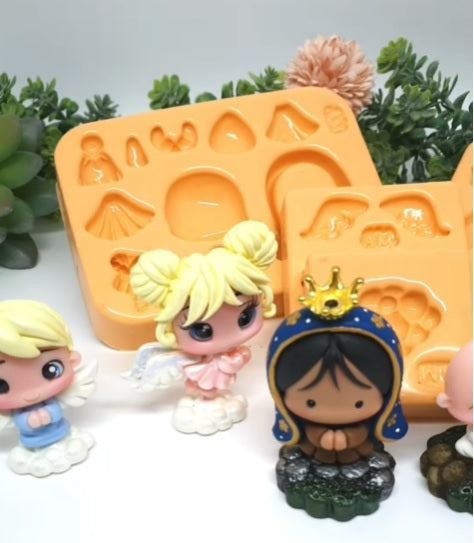 Molde de Silicon Entremeios Fofinhos AdM