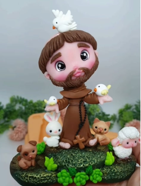 Molde de Silicon Bichinhos para Santinhos 1 (Topo) AdM