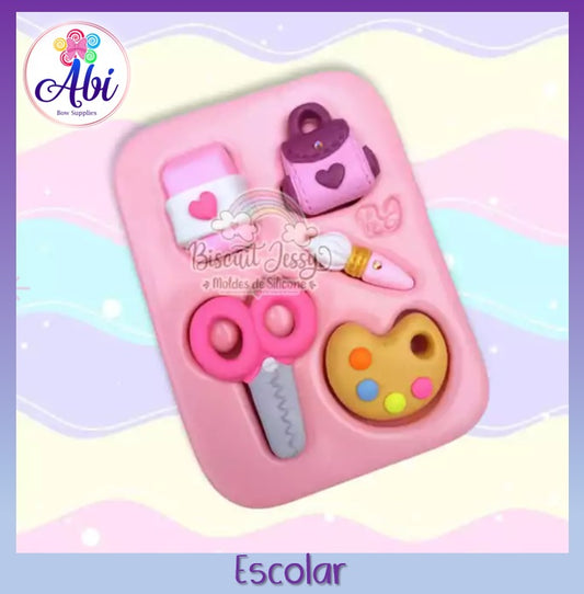 Molde de Silicon Escolar Biscuit Jessy