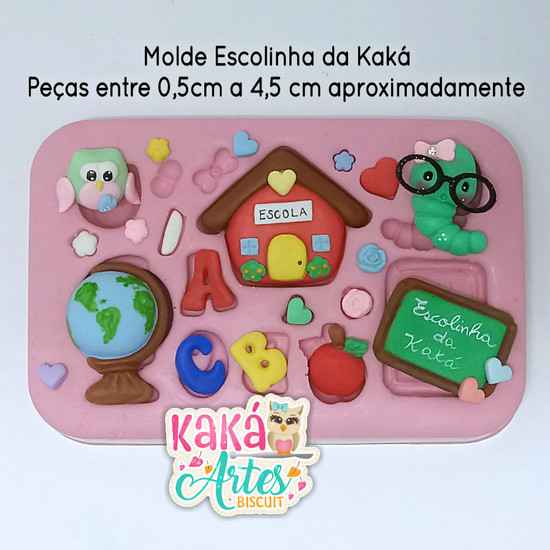 Molde de Silicon Escolinha da Kaká.