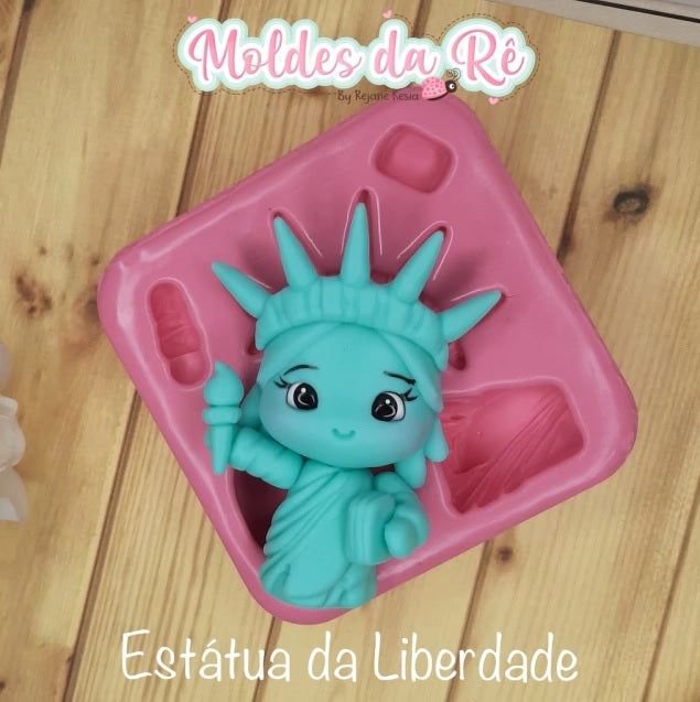 Molde de Silicon Estátua da Liberdade