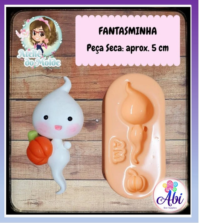 Molde de Silicon Fantasminha AdM