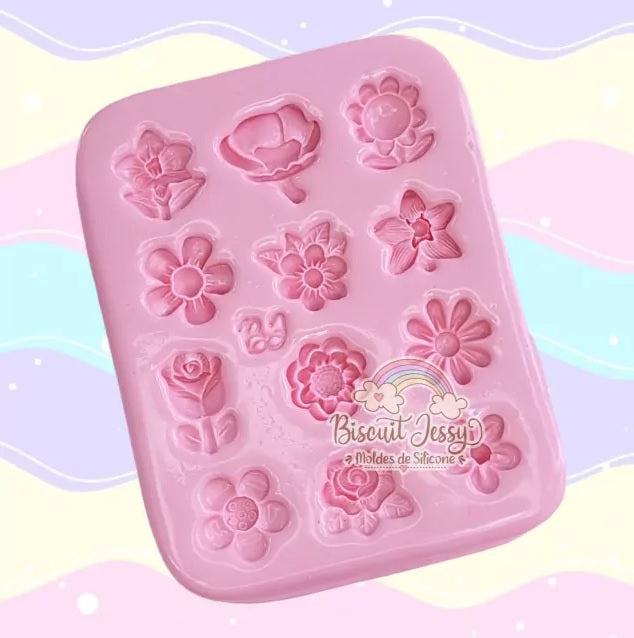 Molde de Silicon Flores BJ