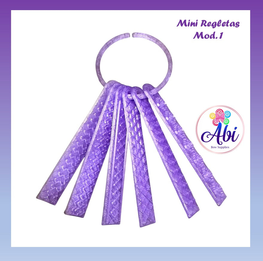Mini Regletas Texturizadoras Mod. 1. Abi