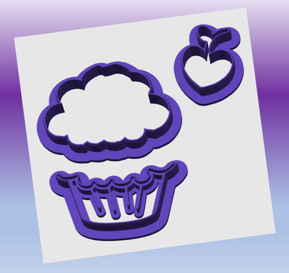 Cortador Cupcake. Abi