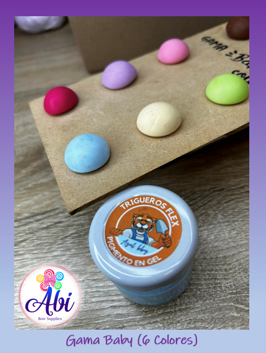 Pigmentos Trigueros Flex Gama Basica y Gama Baby