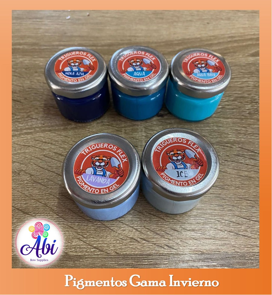 Pigmentos en Gel Gama Invierno Trigueros Flex