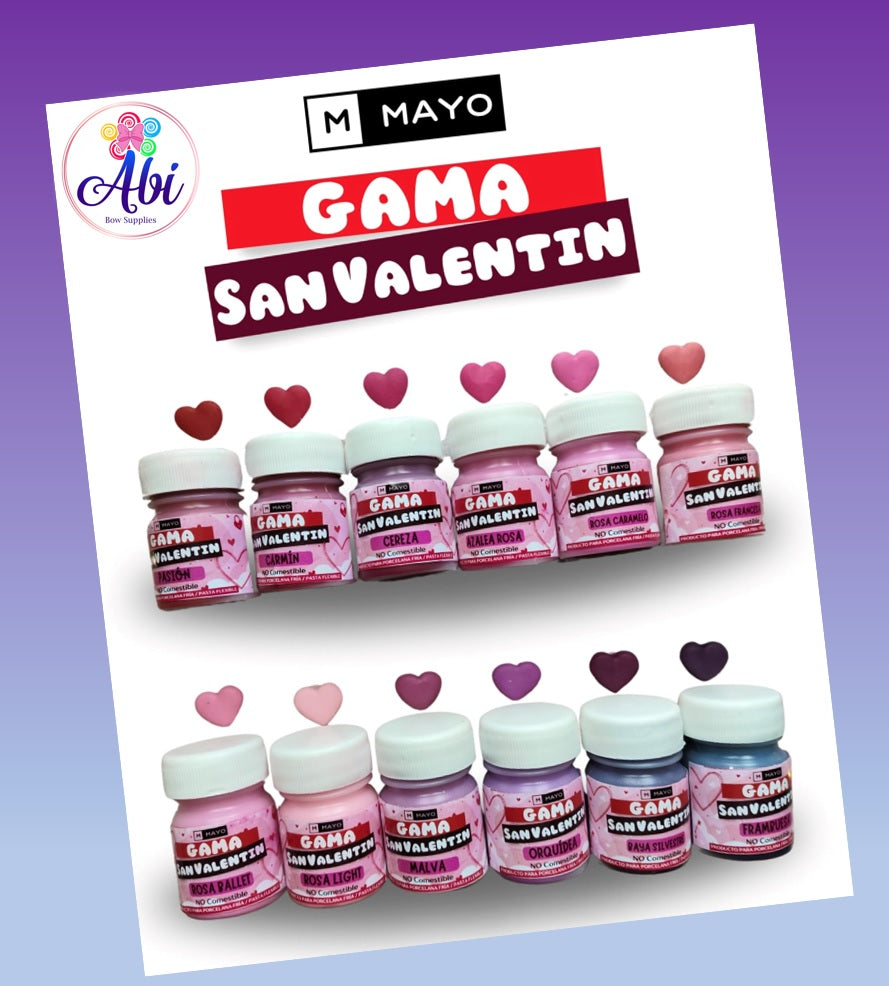 Gama Pigmentos San Valentin. Mayo Manualidades