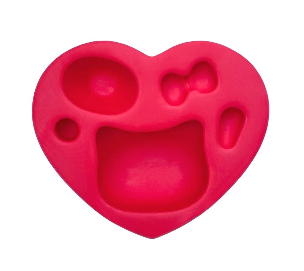 Molde de Silicon Gatinha Hello M Faby Rodrigues