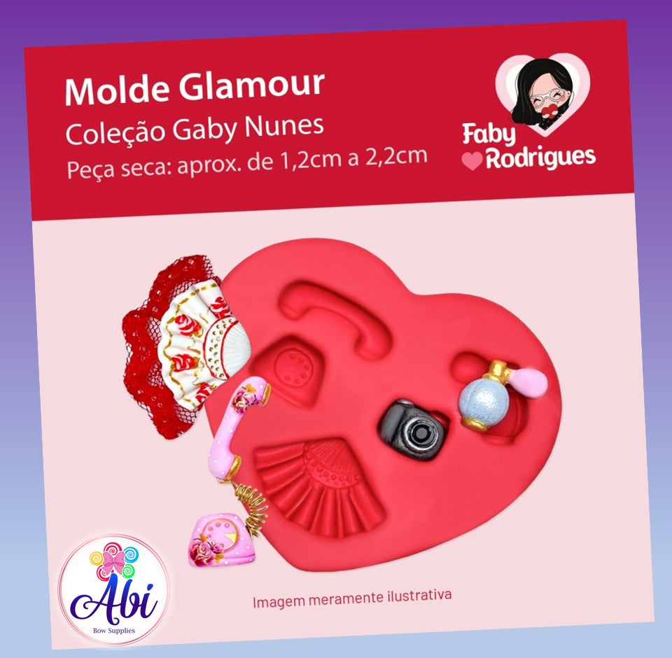 Molde de Silicon Glamour. Faby Rodrigues